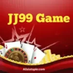Mobile screen showing JJ99 Game interface with real money slots, cards, and withdrawal options.