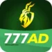 Screenshot of 777AD Game showing slot machine and card game interface on mobile device.