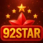92 STAR Game mobile app interface showing exciting slot and card games for real money in Pakistan.