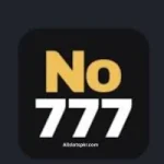 NO777 Game interface showing casino reels and cards with bright effects.