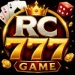 RC777 Game featured image with a premium gold 777 logo, royal crown, casino cards, and gaming elements.