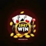 Mobile screen of 1947Win Game featuring slots, card battles, and cash rewards.