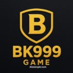 BK999 Game branding featuring sleek lettering and a colorful gaming theme.