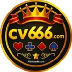 CV666 Game logo with a stylish black and golden background.