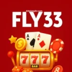 FLY33 Game mobile app featuring popular card and slot games.