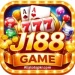 J188 Game logo with colorful casino chips, cards, and slot machine elements.