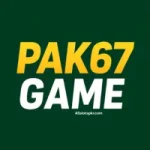 PAK67 Game logo with bold yellow and white text on a dark green background, representing a trusted Pakistani online gaming platform.