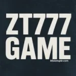 ZT777 Game logo showing online slots and card games for real money.