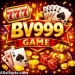 BV999 Game colorful logo with bold 3D golden letters, playing cards, dice, and coins on a dynamic digital background.
