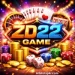 ZD22 Game casino style logo with colorful chips, dice, coins, and playing cards background.