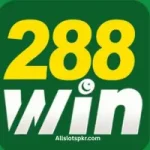 288 WIN Game mobile app interface showing colorful slot games and card options on Android screen.