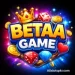 BETAA Game logo with vibrant casino-themed icons including dice, coins, a crown, a heart, and a diamond on a colorful glowing background.