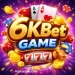 6KBet Game mobile casino app with cards and slots on smartphone screen.