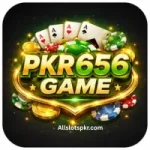 PKR 656 Game app interface showing online casino-style games with deposit and withdrawal options for users in Pakistan.
